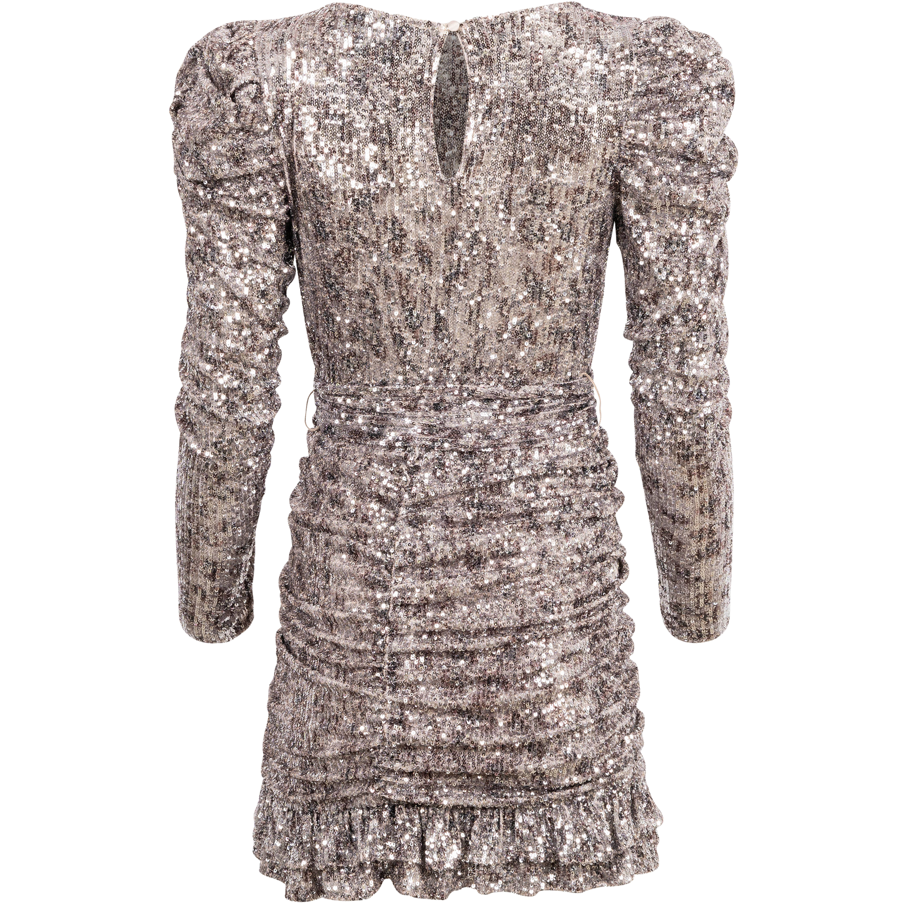 Serena Sequin Dress - Vintage Grey Sequins