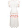 Lorna Long Linen Dress - Pink