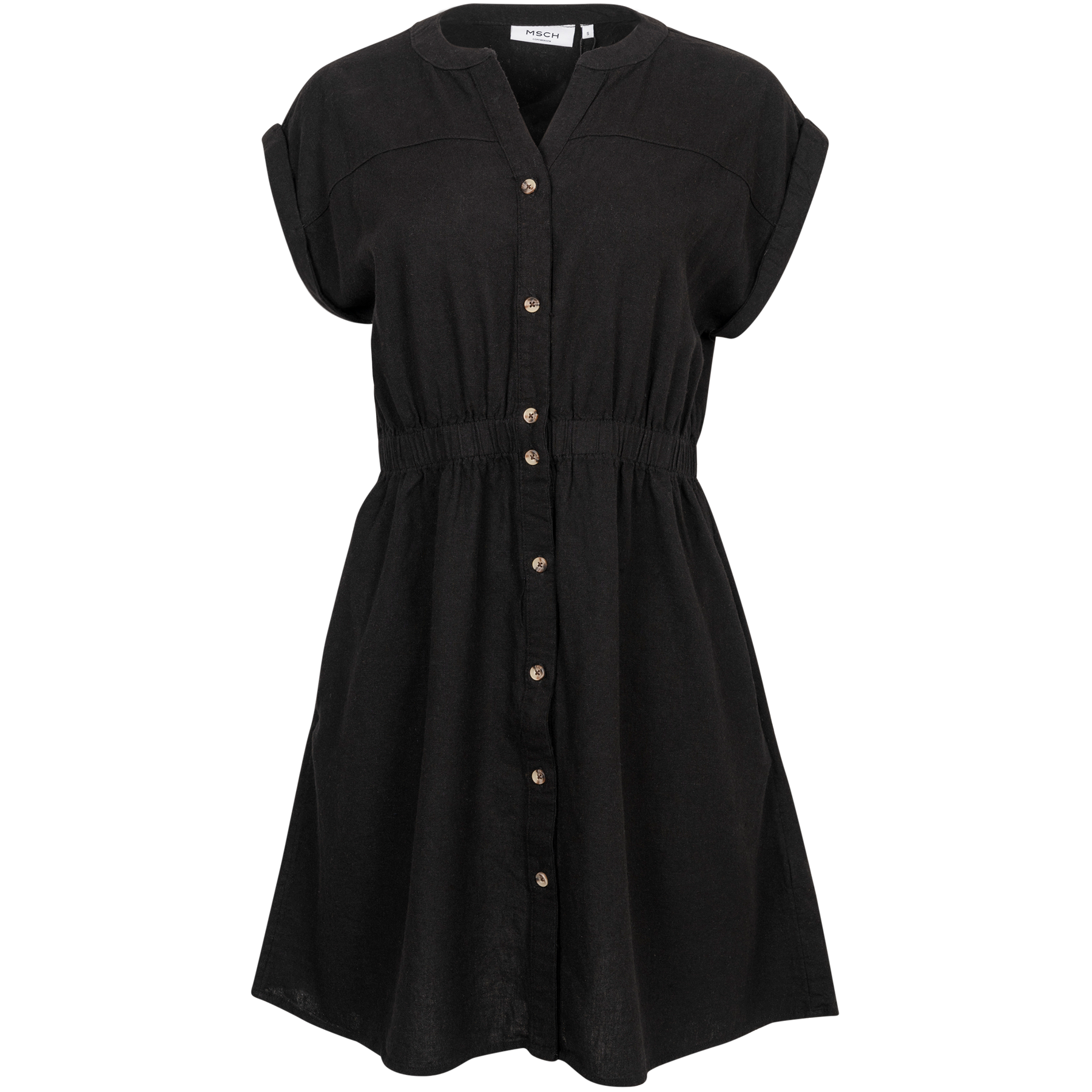Karima Ginia Ss Shirt Dress - Black