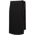 Ginia Wrap Skirt - Black