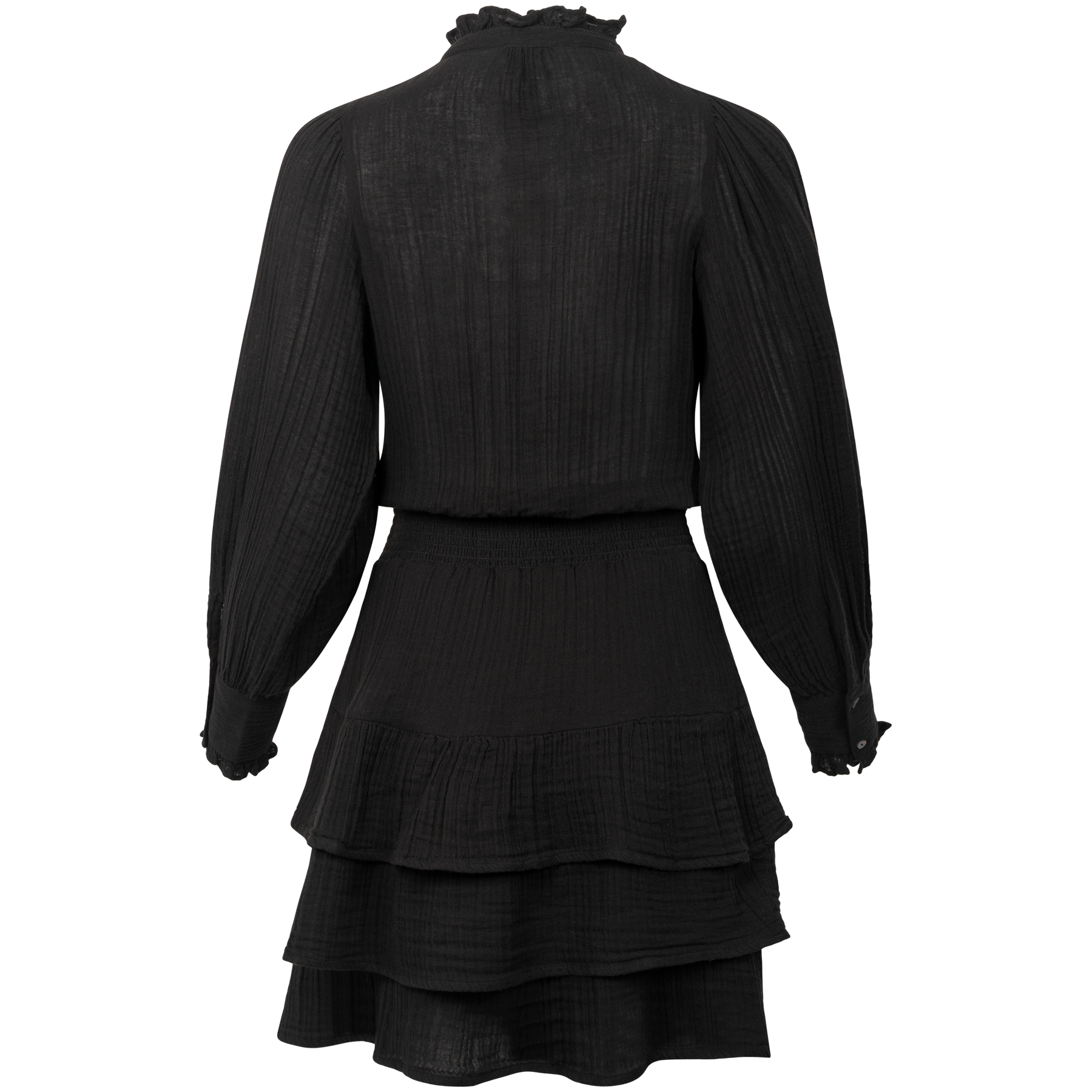 Tora Gauze Dress - Black
