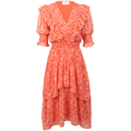 Frøya Long Dress - Coral