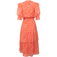 Frøya Long Dress - Coral