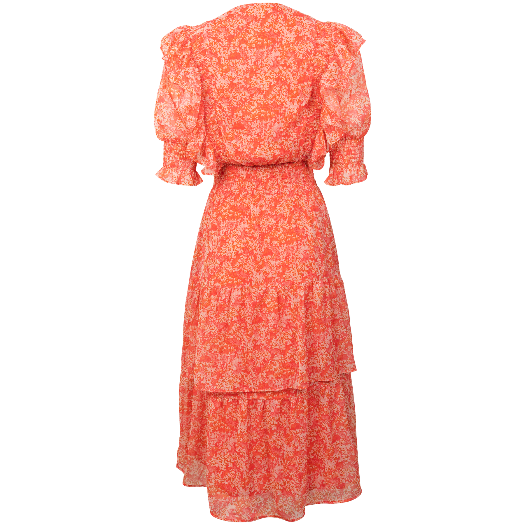 Frøya Long Dress - Coral
