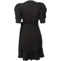 Valkyrie Linen Dress - Black