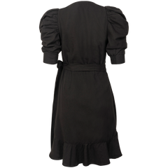 Valkyrie Linen Dress - Black