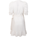 Valkyrie Linen Dress - White