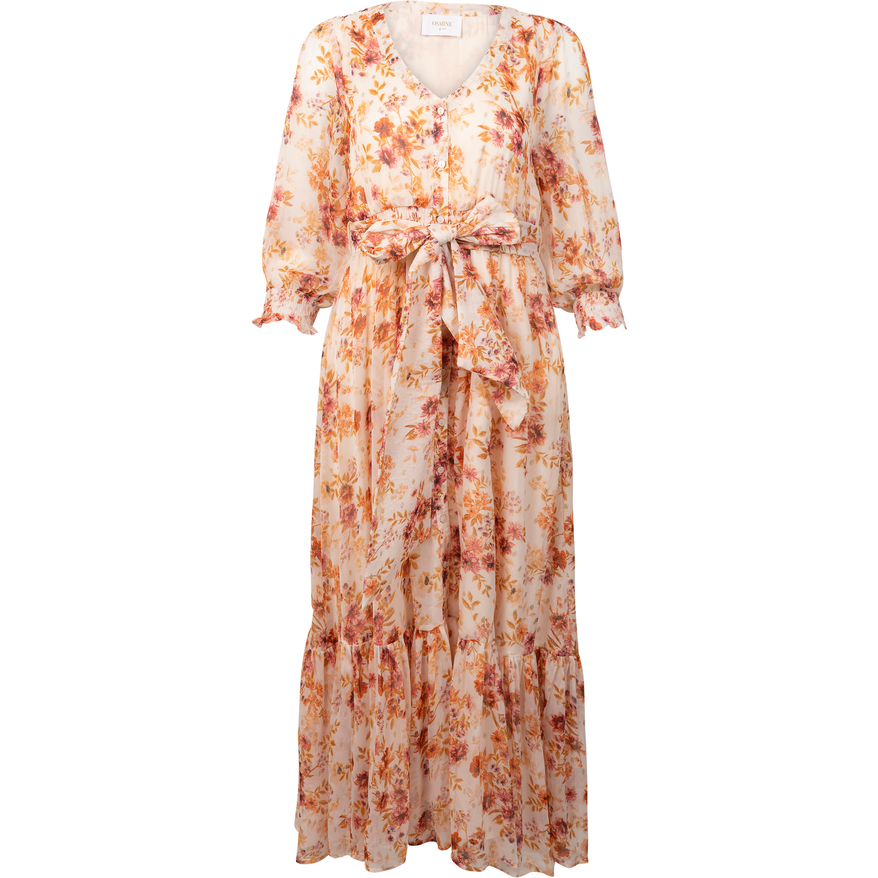 Gyri Golden Flower Dress - Indian Summer