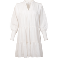 Embla Solid Dress - White