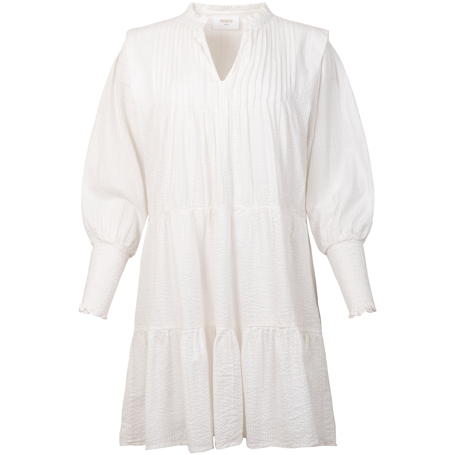 Embla Solid Dress - White