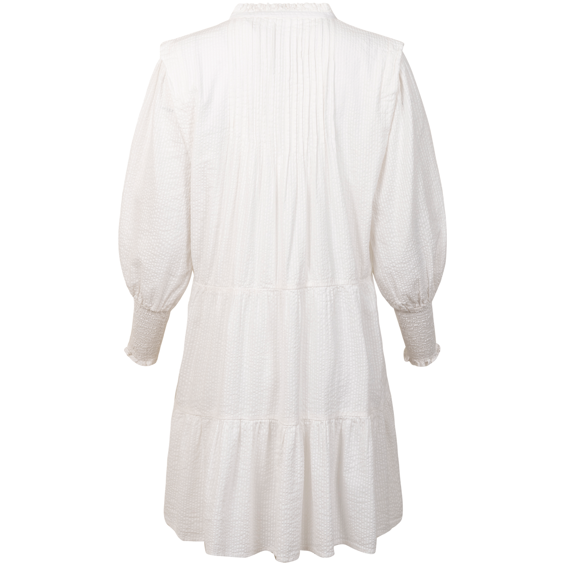 Embla Solid Dress - White