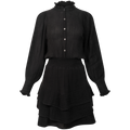 Tora Gauze Dress - Black