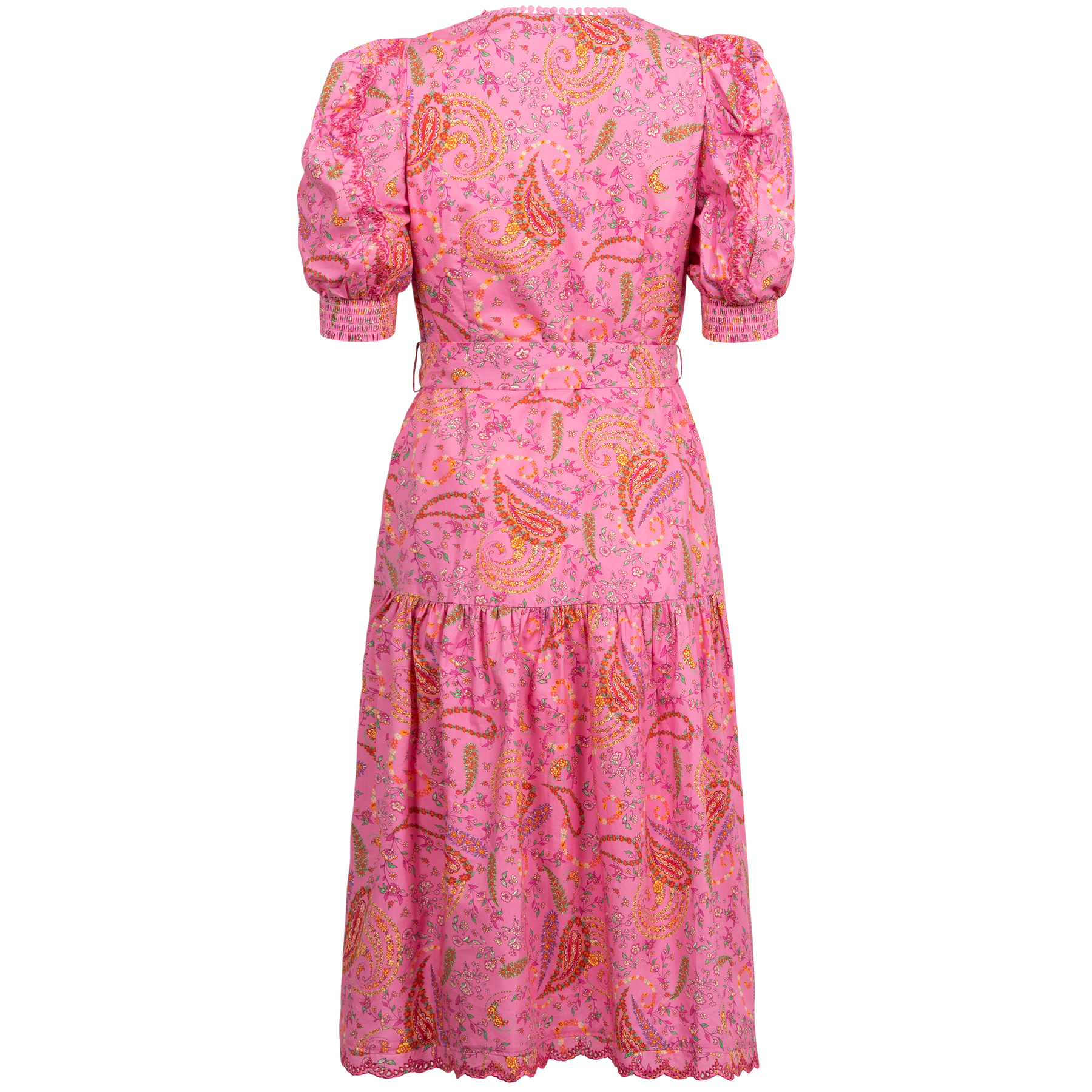 Elaina Dress Midi Length - Pink
