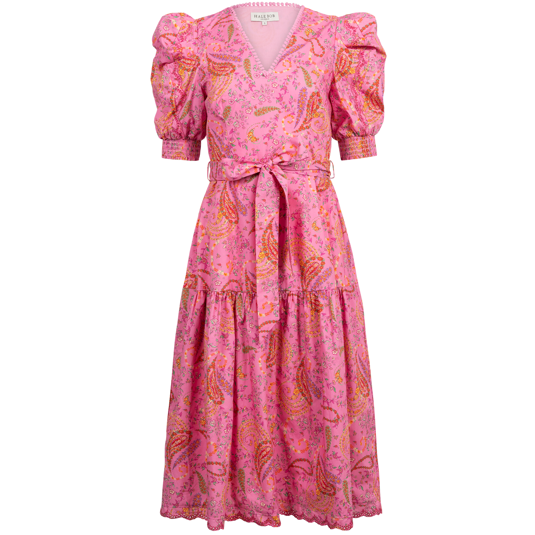 Elaina Dress Midi Length - Pink