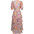 Amareli Dress W Tiered Skirt - Ivory