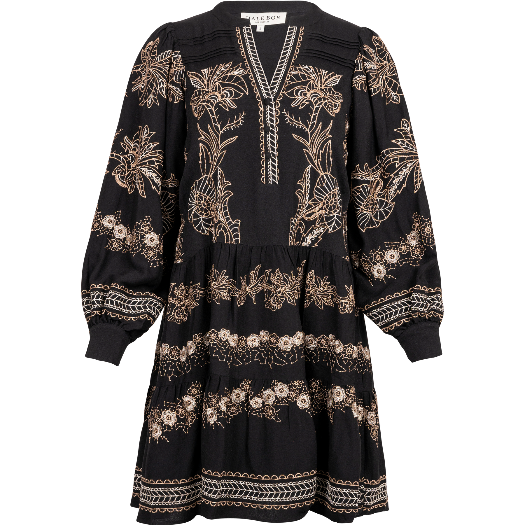 Janina Short Dress - Black