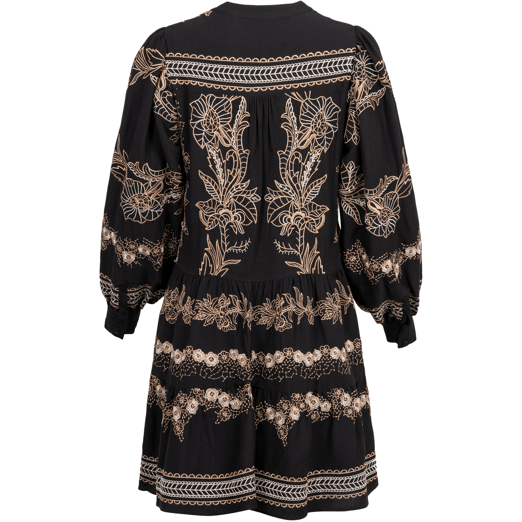 Janina Short Dress - Black