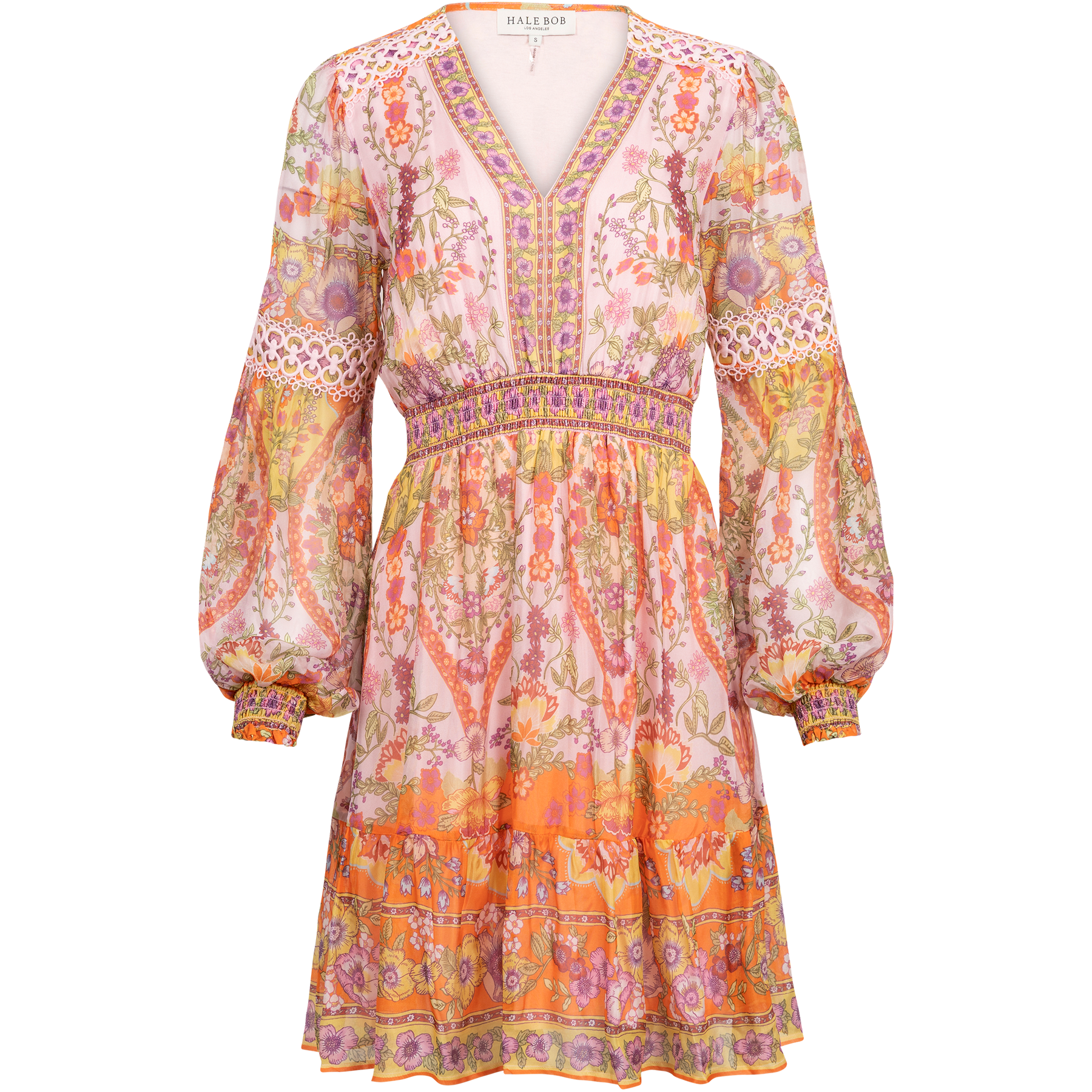 Edlynn Dress Rayon-Silk - Pink