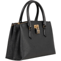 Ruby Small Saffiano Leather Satchel - Black