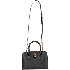 Ruby Small Saffiano Leather Satchel - Black