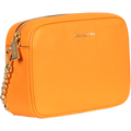 Jet Set Medium Pebbled Leather Crossbody Bag - Apricot