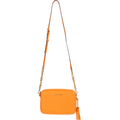 Jet Set Medium Pebbled Leather Crossbody Bag - Apricot
