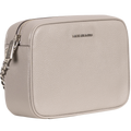 Ginny Leather Crossbody Bag - Pearl Grey
