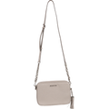 Ginny Leather Crossbody Bag - Pearl Grey