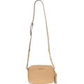 Jet Set Medium Pebbled Leather Crossbody Bag - Camel