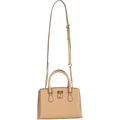 Ruby Small Saffiano Leather Satchel - Camel