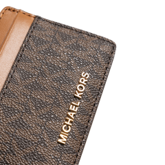 Logo Card Case - Brown