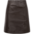 New Ibi Mw Leather Skirt - Java