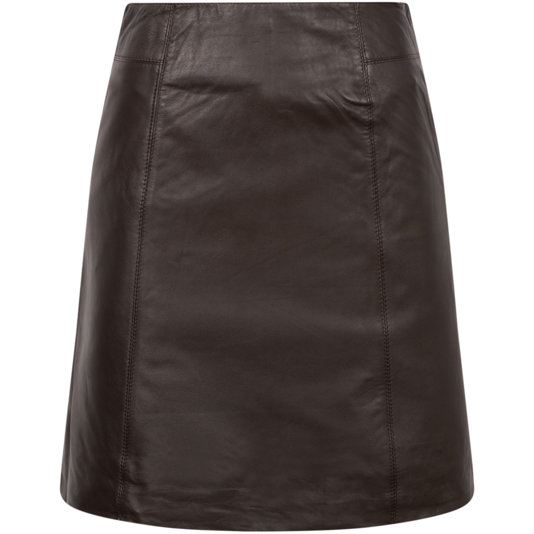 New Ibi Mw Leather Skirt - Java