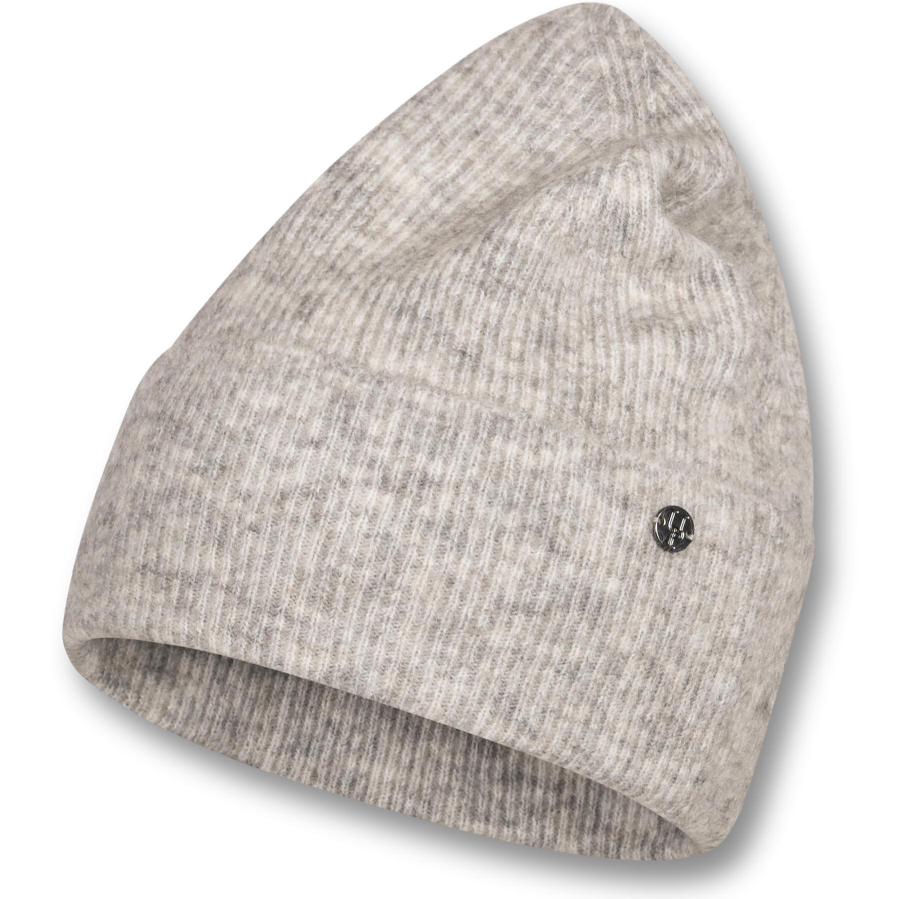 Glory Beanie - Ljusgrå melerad