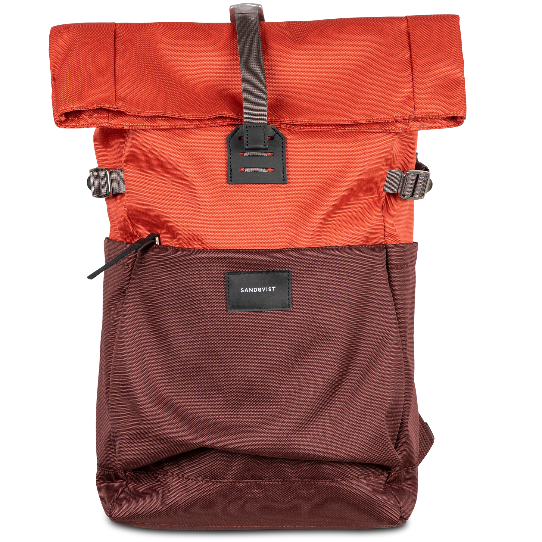 Ilon - Multi Moss Red With Black Leather
