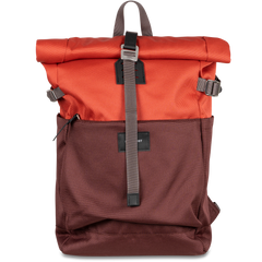 Ilon - Multi Moss Red With Black Leather