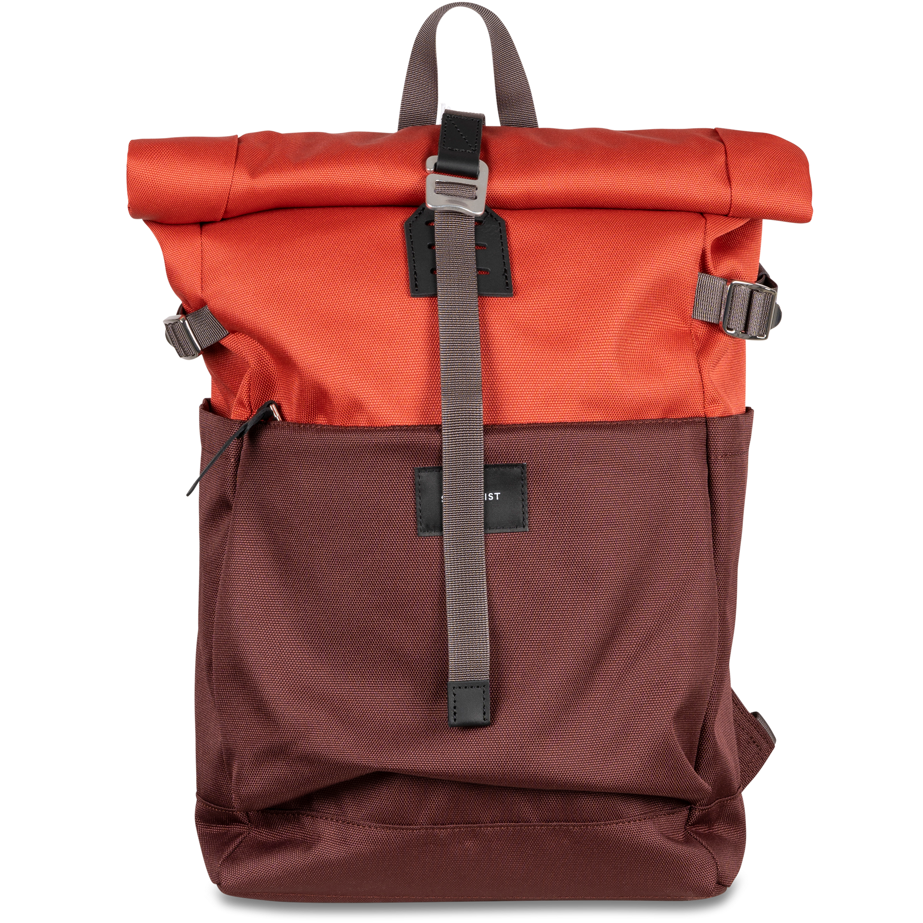 Ilon - Multi Moss Red With Black Leather