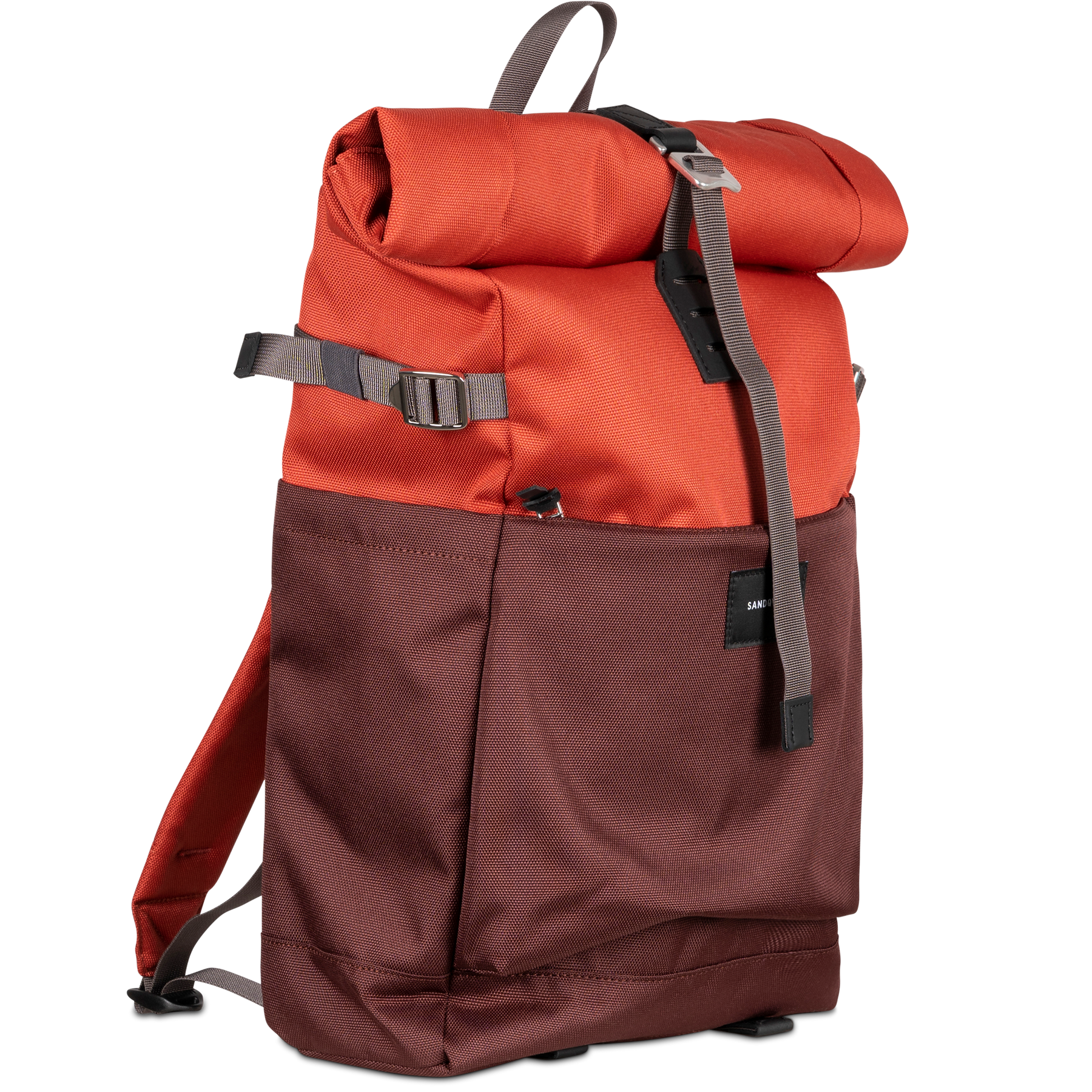 Ilon - Multi Moss Red With Black Leather