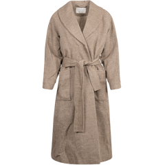Jimson Weed Wool Coat - Brown Houndstooth