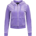 Robertson Classic Velour Zip Hoodie - Violet Tulip