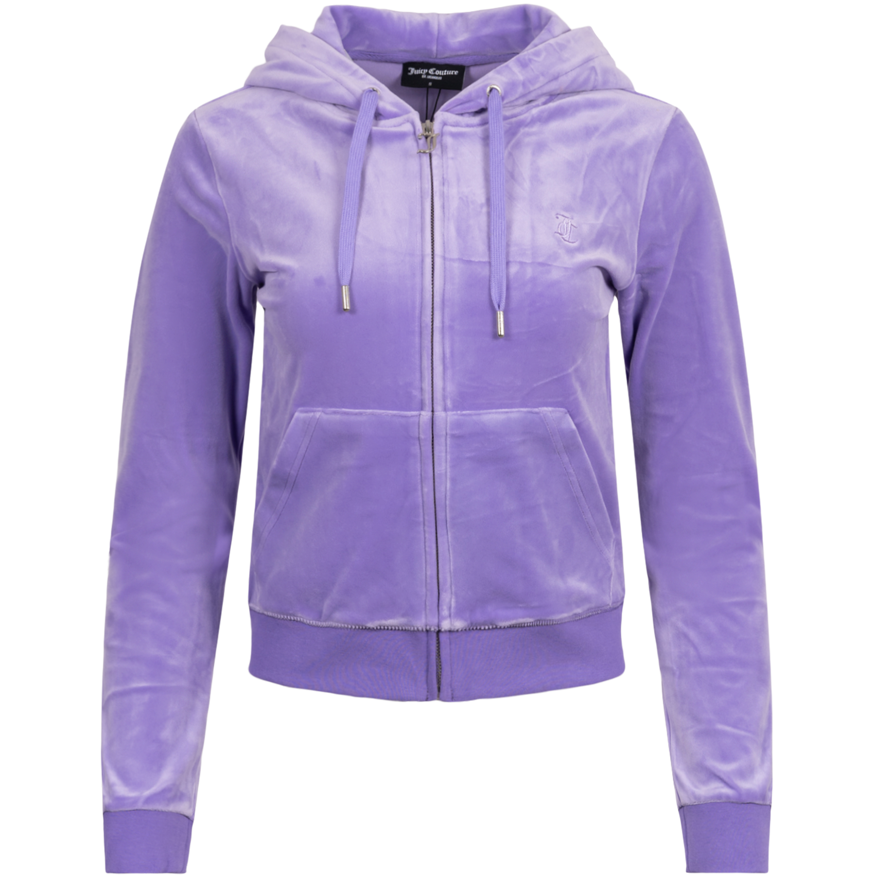 Robertson Classic Velour Zip Hoodie - Violet Tulip