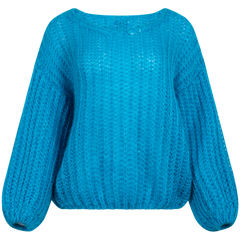 Joseph Blouse Solid - Pool Blue