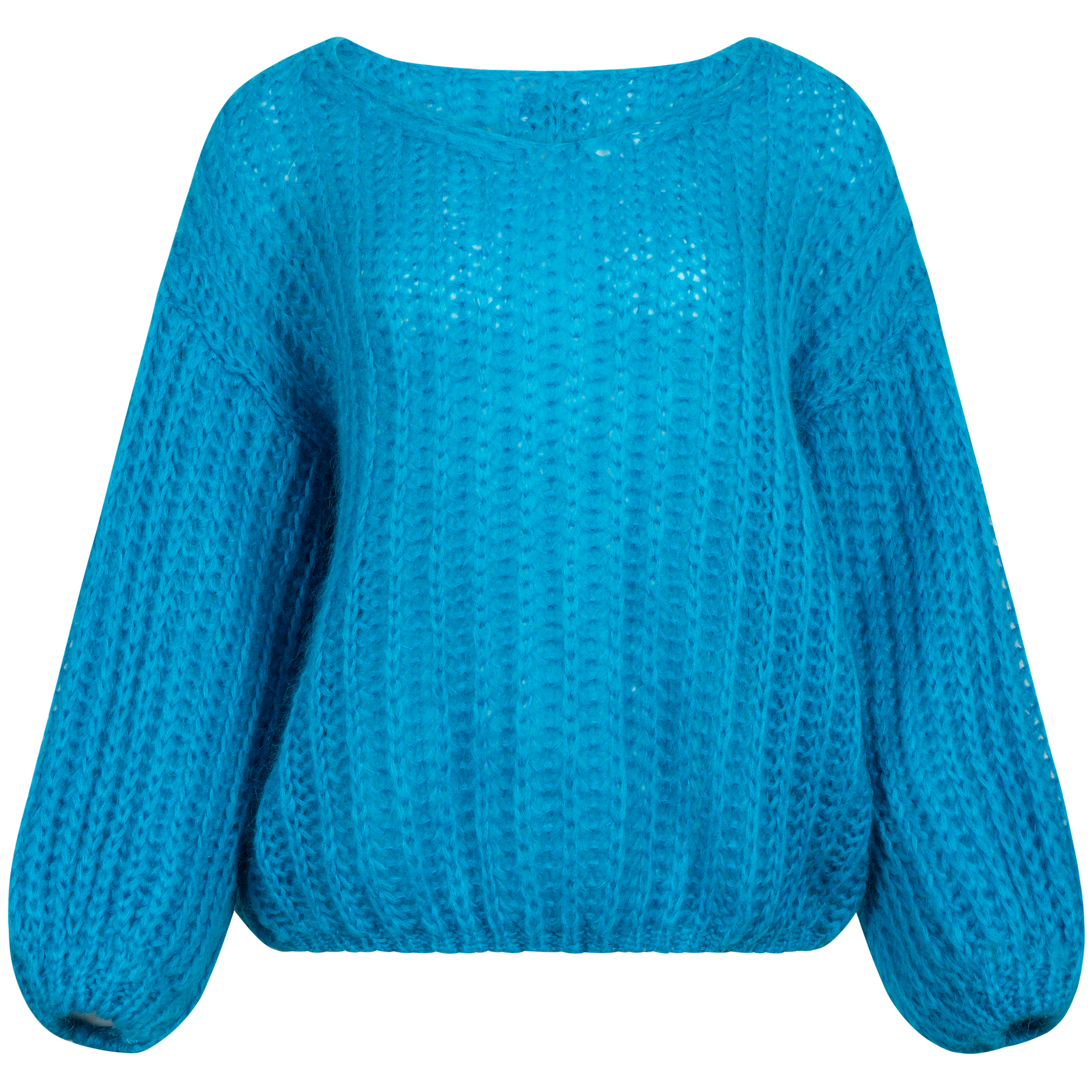 Joseph Blouse Solid - Pool Blue
