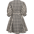 Katie Belt Dress - Black Mix