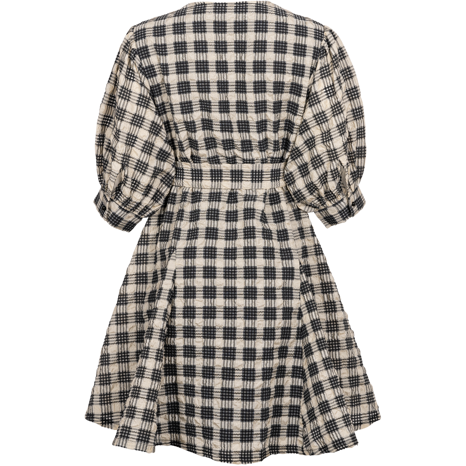 Katie Belt Dress - Black Mix