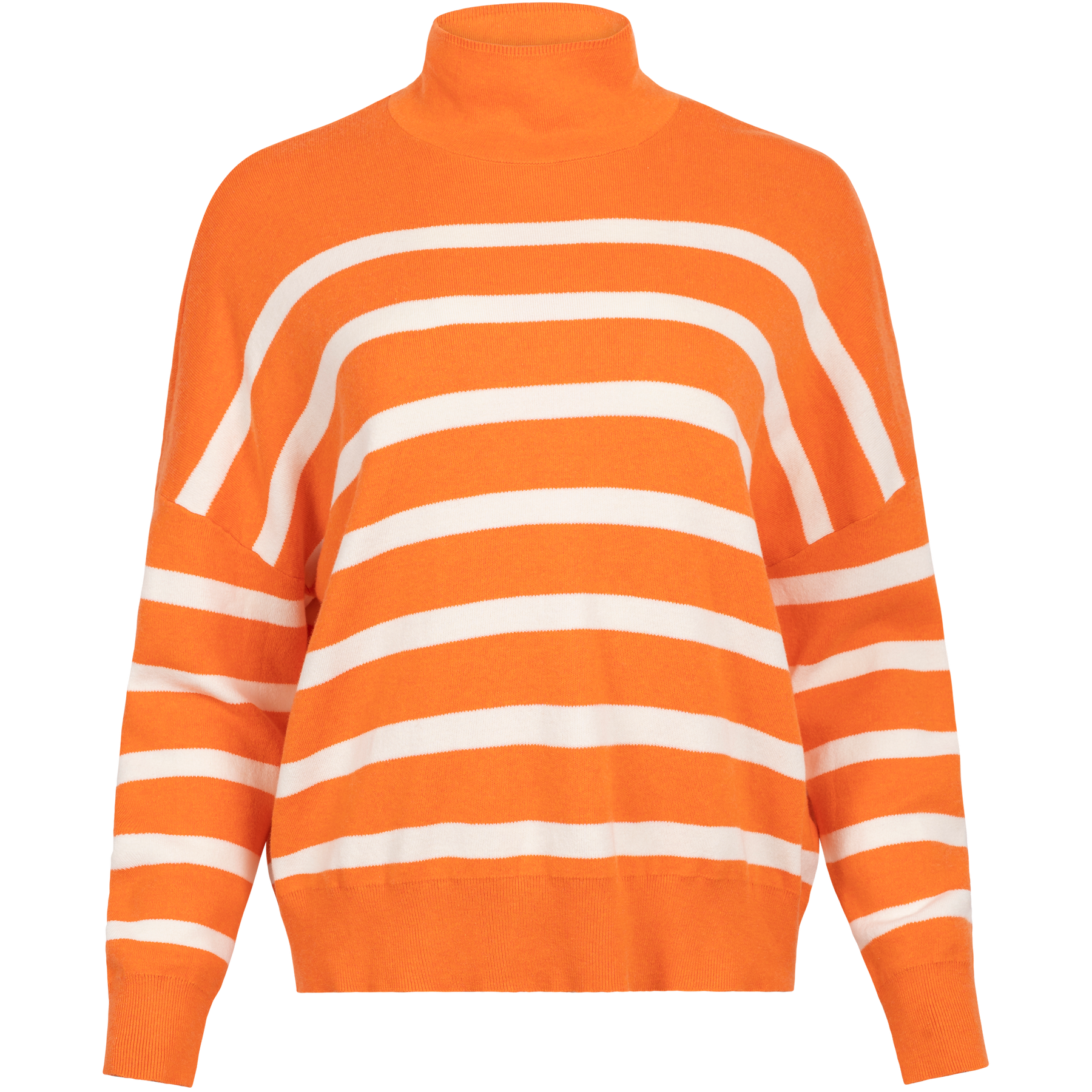 InWear TenleyIW Turtleneck Pullover - Cantaloupe Stripe