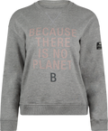 Llanesalf Because Woman Sweatshirt - Grey Melange