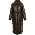 Patrice Coat - Dark Brown