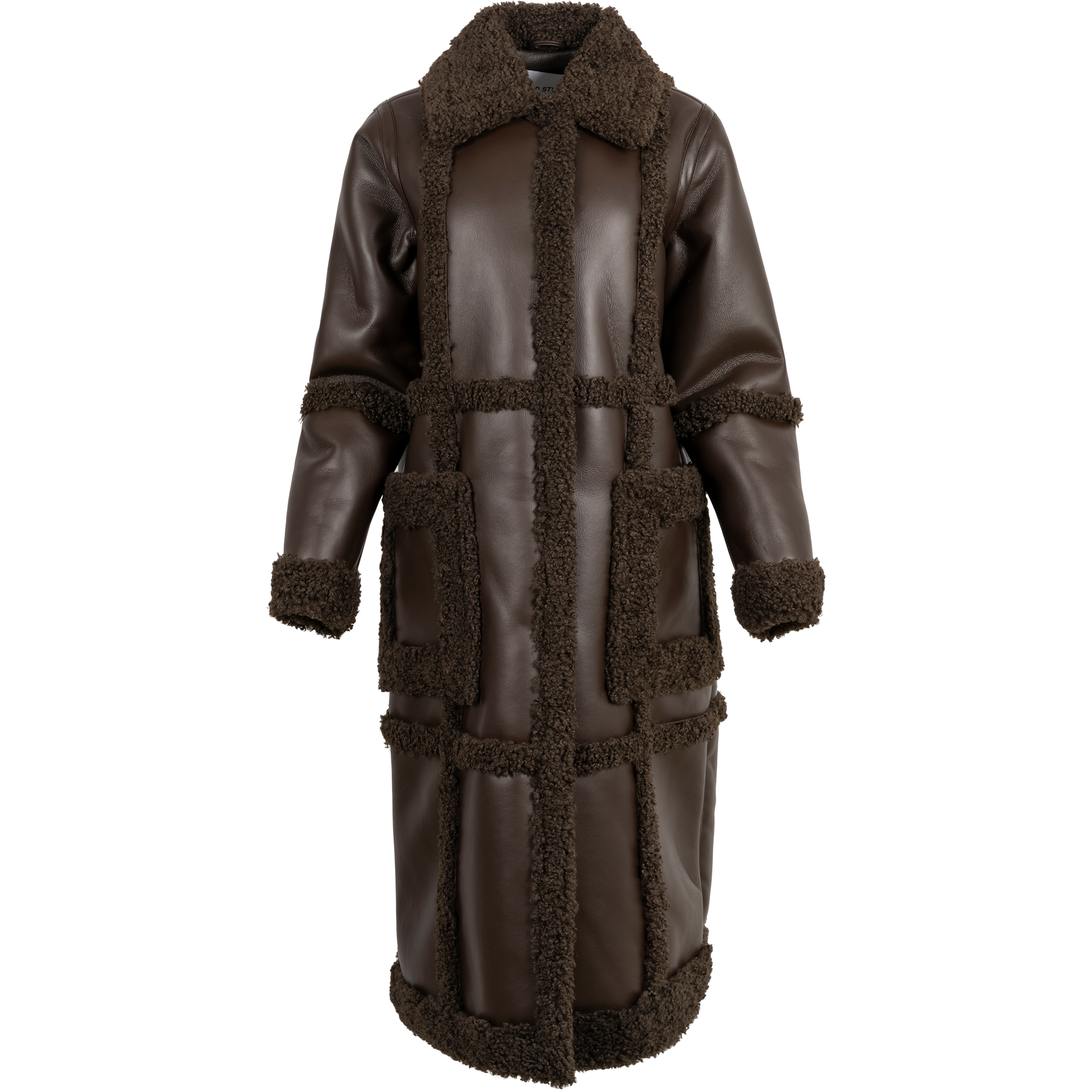 Patrice Coat - Dark Brown