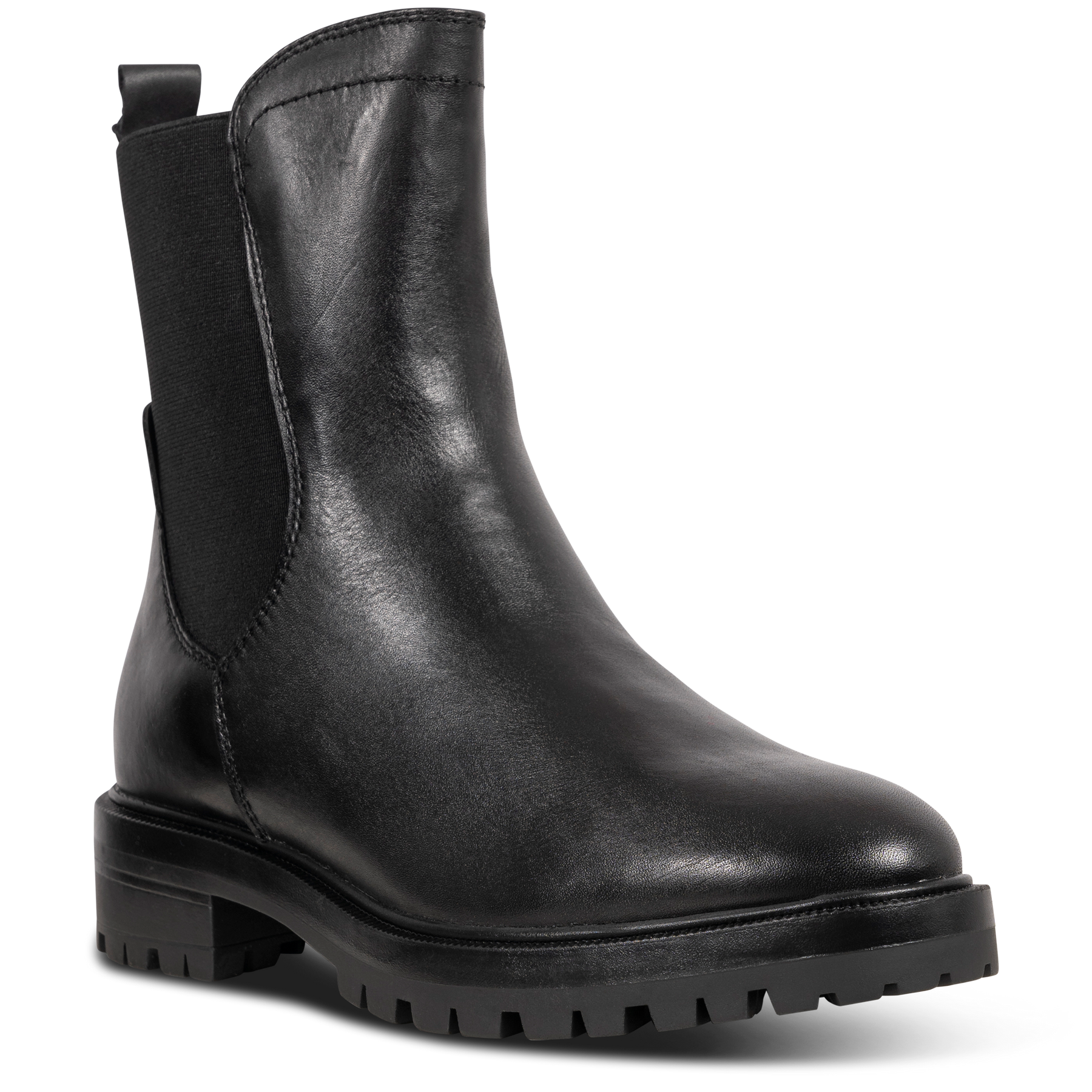 Pratoo Leather Chelsea - Black